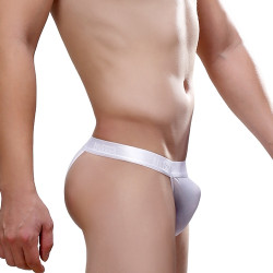 MenSexyWear Tanga sexy Self Beauty Blanc